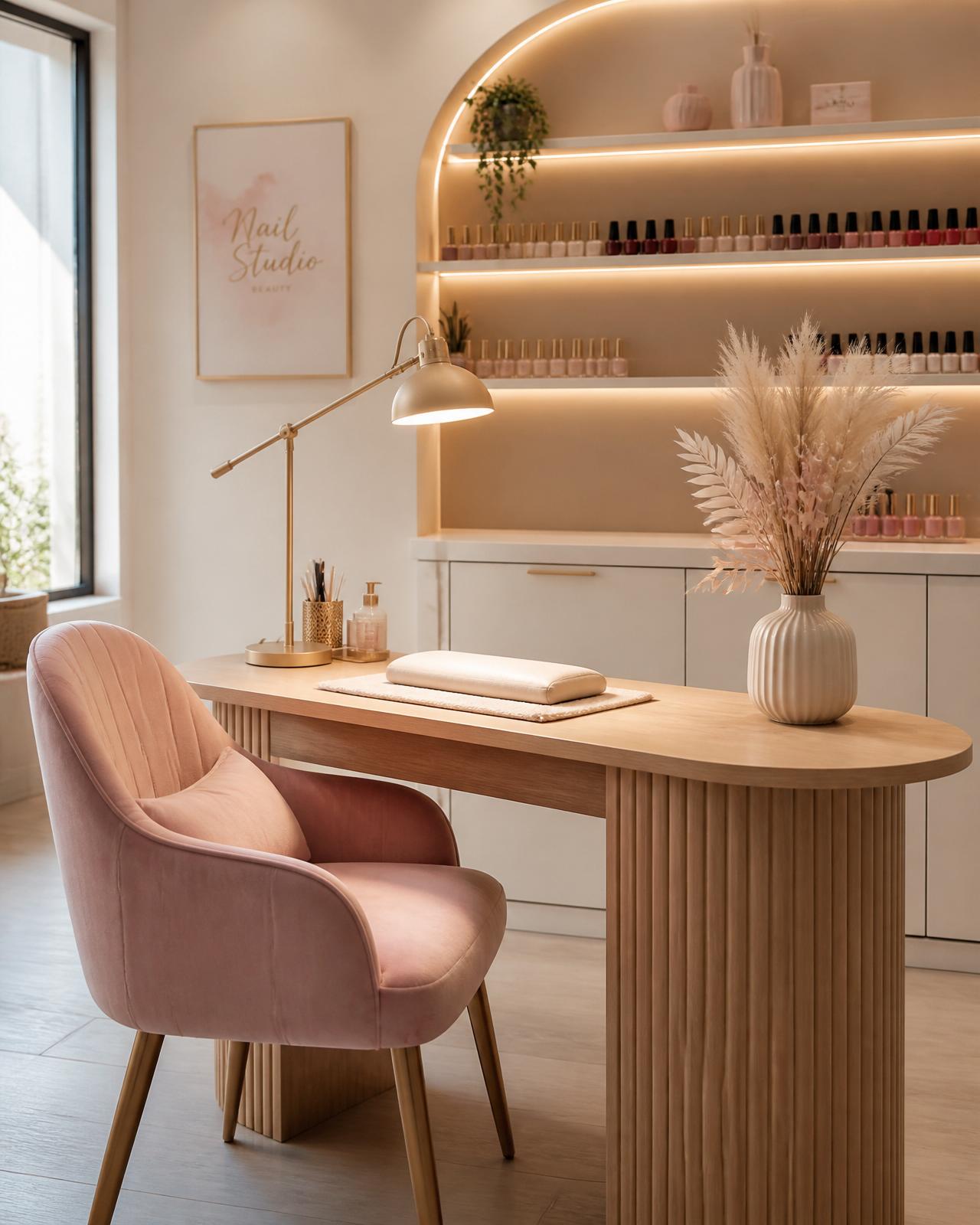 Nails by Nay boutique studio interior